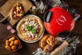 Piec do pizzy MINI PIEKARNIK timer KAMIEŃ 1200 W Ariete REGULACJA do 400 °C