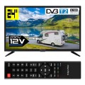 Telewizor samochodowy do kampera 24 cale LED HD VGA HDMI USB DVBT2 230V 12V