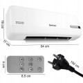 Kurtyna powietrzna energooszczędna 2000W grzanie oscylacja timer pilot WiFi