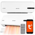 Kurtyna powietrzna ENERGOOSZCZĘDNA 2000W grzanie OSCYLACJA timer PILOT WIFI