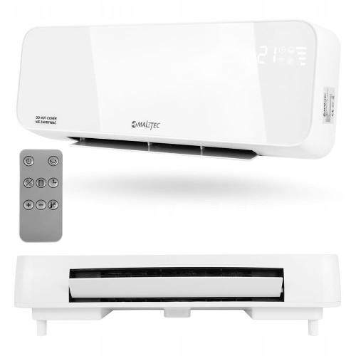 Kurtyna powietrzna ENERGOOSZCZĘDNA 2000W grzanie OSCYLACJA timer PILOT WIFI