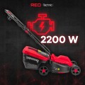 Kosiarka elektryczna do trawy 2200W nóż 32cm lekka duży kosz 30L