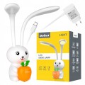 Lampa biurkowa KRÓLIK dla Dzieci lampka nocna LED lampa na biurko BARWY