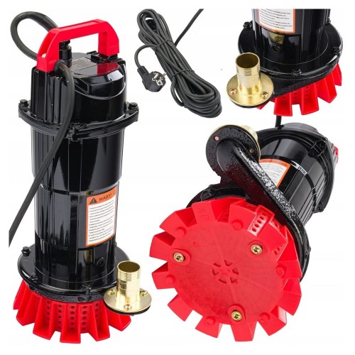 Pompa ZATAPIALNA do wody DESZCZÓWKI 8000 l/h z sitkiem 650W RED TECHNIC