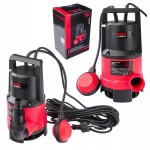 Pompa ZATAPIALNA do wody DESZCZÓWKI 1400W Z PŁYWAKIEM 9000 l/h RED TECHNIC