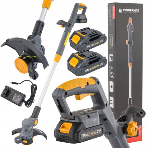 Podkaszarka akumulatorowa kosa wykaszarka koło 2x 21V 2Ah regulowana