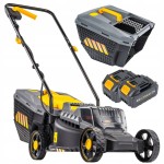 Kosiarka akumulatorowa 20V 4AH ładowarka 2X bateria mocna lekka kosz 30L