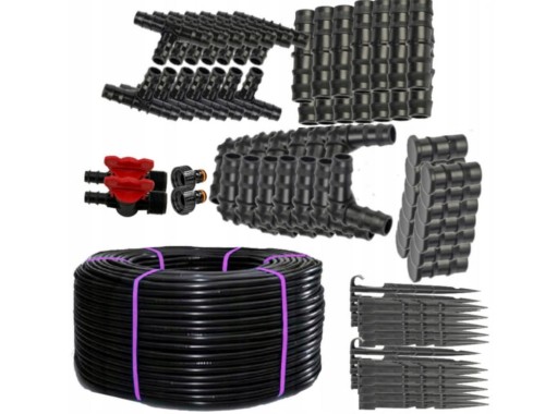 LINIA KROPLUJĄCA NAWODNIENIE KROPELKOWE 100+174XXL wąż kropelkujący mocny