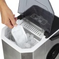 Kostkarka do lodu 12kg/24h DWIE WIELKOŚCI KOSTEK inox MPM 150W