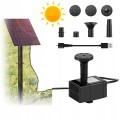 Fontanna SOLARNA ogrodowa do oczka STAWU pompa PANEL SŁONECZNY 4 dysze