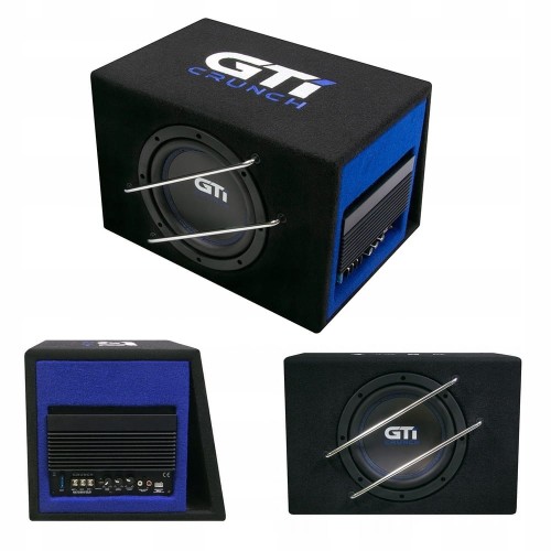 Subwoofer samochodowy CRUNCH TUBA WZMACNIACZ 400W bass-reflex głośnik 20cm