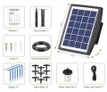 System nawadniania solarny kropelkowy do 15 roślin automatyczne podlewanie