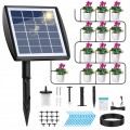System nawadniania solarny kropelkowy do 15 roślin automatyczne podlewanie