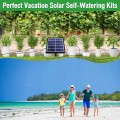 System nawadniania solarny kropelkowy do 15 roślin automatyczne podlewanie