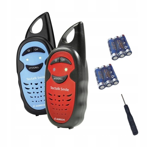 Krótkofalówki 2x WALKIE TALKIE radio dla dzieci Albrecht Tectalk Smile PMR