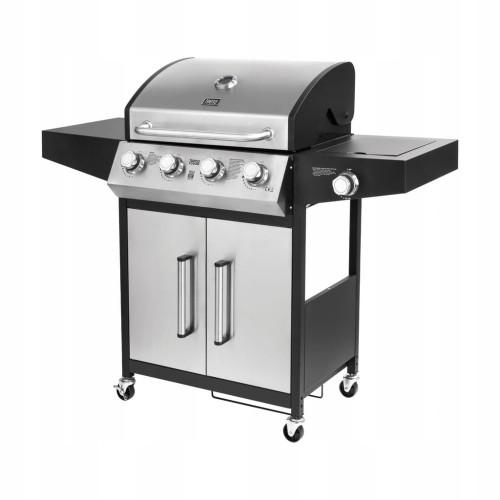 Grill gazowy ogrodowy Teesa BBQ MASTER 5 palników szafka na butlę 15kW