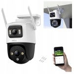 Kamera monitoringu obrotowa wykrywanie ludzi i pojazdów syrena zoom Wi-Fi