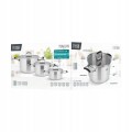 Garnki stalowe TEESA PRIME indukcja ZESTAW GARNKÓW 16cm 20cm 24cm 2L 4L 6L