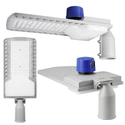 Lampa uliczna latarnia zewnętrzna LED 18000 lm 6500K 100W czujnik zmierzchu