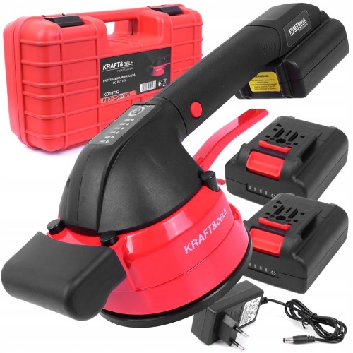 Przyssawka wibrująca do układania płytek wibrator poziomowania 2x AKU 18V