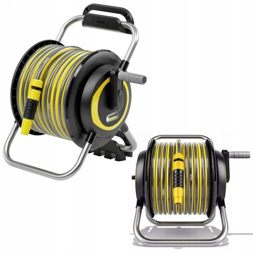 WĄŻ ogrodowy 30 metrów bęben UCHWYT ścienny zestaw KARCHER