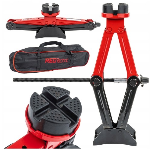 Podnośnik TRAPEZOWY samochodowy LEWAREK do wymiany kół WARSZTATOWY do 2.5 T