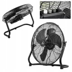 Wentylator PODŁOGOWY biurowy WIATRAK przenośny 100 W REGULACJA kąta nawiewu