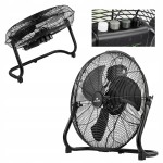 Wentylator PODŁOGOWY biurowy WIATRAK 125W REGULACJA kąta nawiewu 50cm