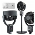 Wentylator podłogowy wiatrak stojący timer regulacja kąta nachylenia pilot
