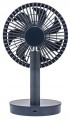 Wentylator BIURKOWY wiatrak AKUMULATOROWY stołowy BEZPRZEWODOWY cichy USB-C