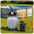 Pompa piaskowa do basenu filtrująca wydajna 13200 L/h filtr manometr IPX5
