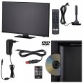 Telewizor 22cale SMART TV odtwarzacz DVD Full HD 12V do KAMPERA pilot DVBT2