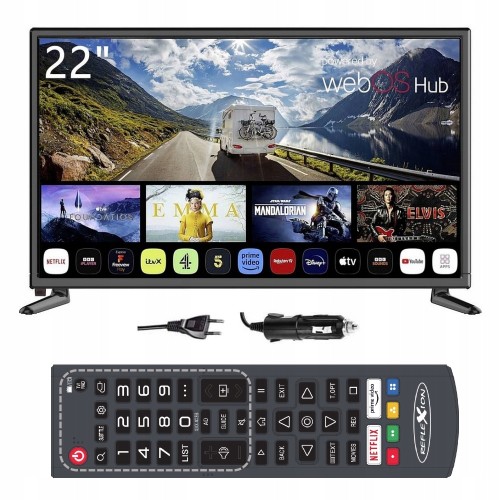 Telewizor do KAMPERA SMART TV 22'' Full HD WiFi BT WLAN CI+ APLIKACJE 12V