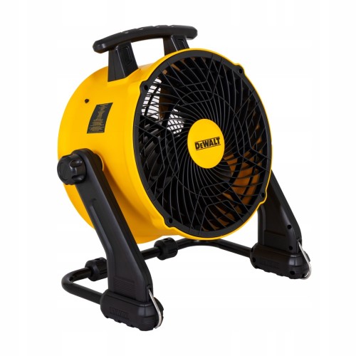 Wentylator podłogowy 110W regulacja prędkości uchwyt hak obracany DeWalt
