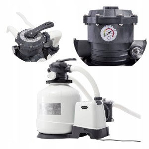Pompa piaskowa do basenu filtrująca 12000l/h system filtru piaskowego 550W