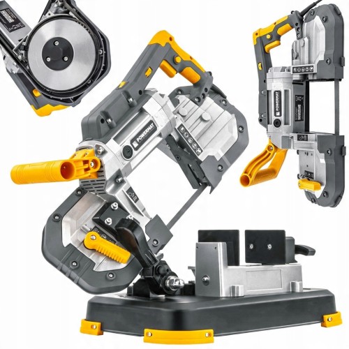 Piła taśmowa do metalu pcv z podstawą przecinarka ukośnica przenośna 1200W