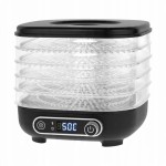 Suszarka do grzybów warzyw owoców 300W 5 sit wyświetlacz termoobieg Teesa