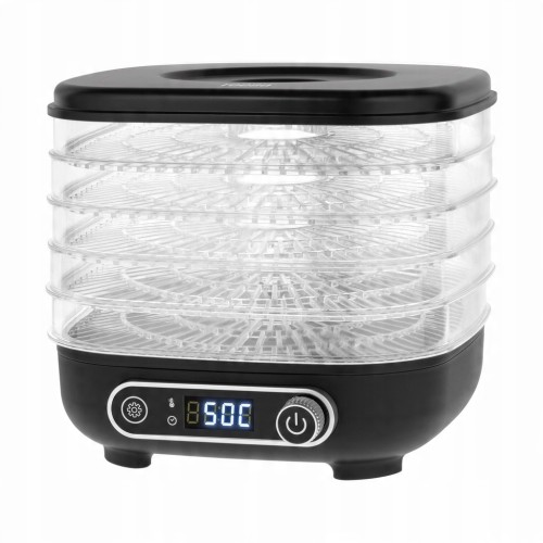 Suszarka do grzybów warzyw owoców 300W 5 sit wyświetlacz termoobieg Teesa