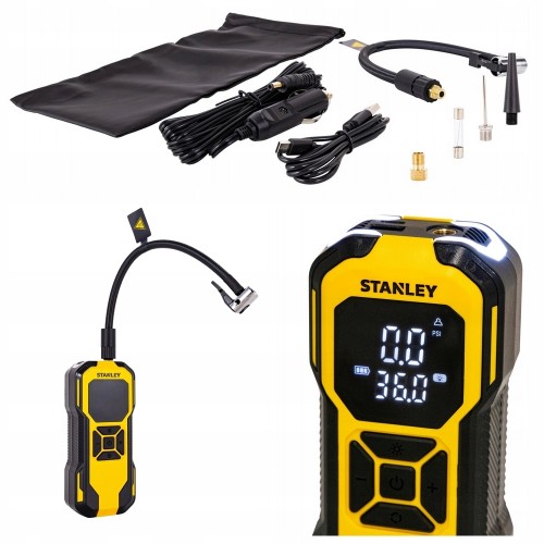 Kompresor AKUMULATOROWY 10BAR sprężarka POMPKA elektryczna Stanley