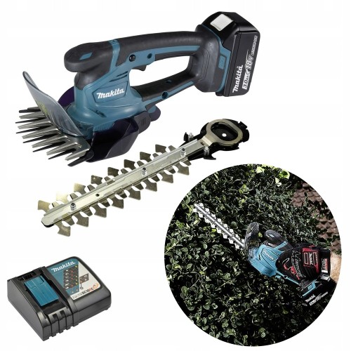 Nożyce AKUMULATOROWE do żywopłotu TRAWY krzewów 18V 3Ah MAKITA