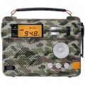 Radio survivalowe awaryjne SOS syrena moro latarka na dynamo USB SD AUX BT