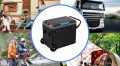 Lodówka turystyczna 60L SAMOCHODOWA 12V 24V UCHWYT kółka DWIE KOMORY
