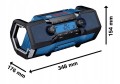 RADIO BUDOWLANE BOSCH AKUMULATOROWE NA BUDOWĘ IP54 DAB+ FM AUX Bluetooth