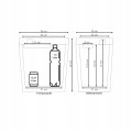 Lodówka TURYSTYCZA 25L SAMOCHODOWA zasilanie 12V USB 230V funkcja grzania