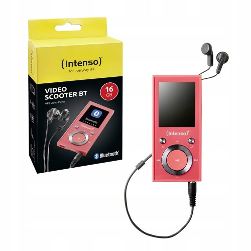 Odtwarzacz MP3 Bluetooth wyświetlacz 1.8 cala WMA 16GB JACK 3.5 mm Intenso