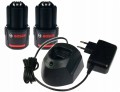 Wkrętarka WIERTARKA 30Nm 2x AKUMULATOR 12V 2Ah WALIZKA ładowarka Bosch