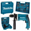 Wiertarka udarowa MAKITA 710W szybkozaciskowy uchwyt walizka narzędzia