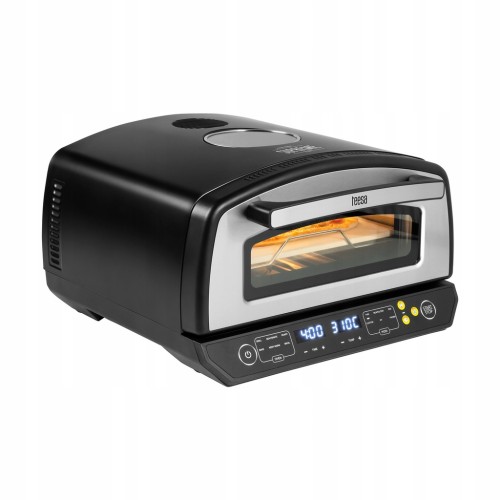 Piec do pizzy Supreme Elite 2200W 450st 2 grzałki okno kamień 33cm programy