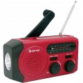 Radio FM outdoorowe SOLARNE survivalowe DYNAMO latarka SYRENA SOS 2000 mAh