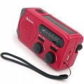 Radio FM outdoorowe SOLARNE survivalowe DYNAMO latarka SYRENA SOS 2000 mAh